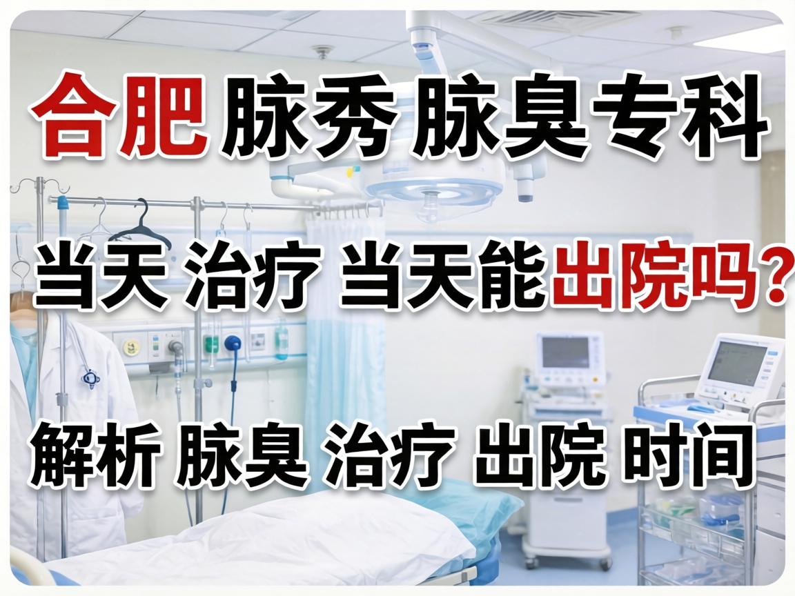 合肥腋秀腋臭专科,当天治疗当天能出院吗?解析腋臭治疗出院时间 合肥腋秀腋臭专科,当天治疗当天能出院吗?解析腋臭治疗出院时间