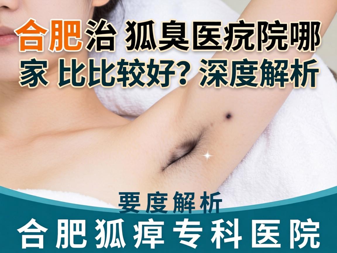 合肥治狐臭医院哪家比较好？深度解析合肥狐臭专科医院