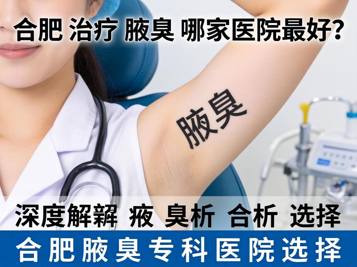 合肥治疗腋臭哪家医院最好？深度解析合肥腋臭专科医院选择