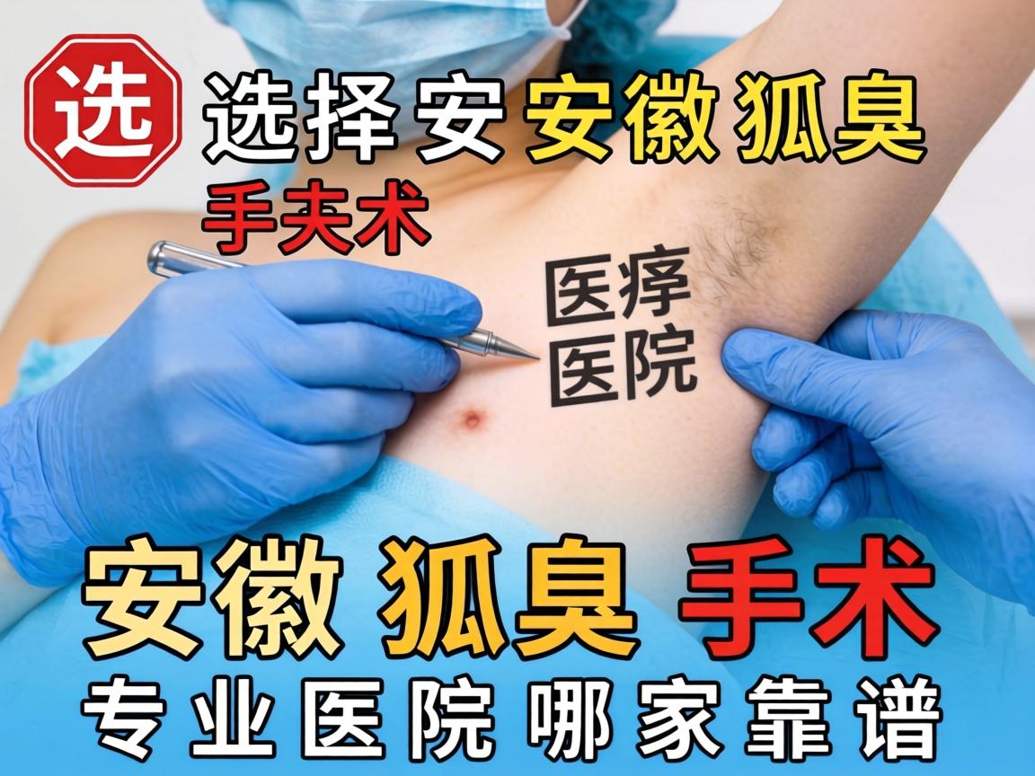 选择安徽狐臭手术医院，安徽狐臭手术专业医院哪家靠谱