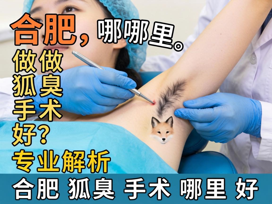 合肥哪里做狐臭手术好？专业解析合肥狐臭手术哪里好