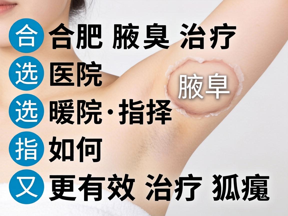 合肥腋臭治疗医院选择指南，如何更有效治疗狐臭