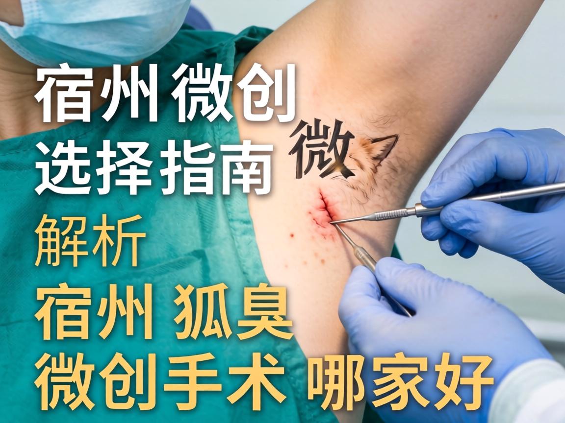 宿州狐臭微创手术选择指南,深度解析宿州狐臭微创手术哪家好 宿州狐臭微创手术选择指南,深度解析宿州狐臭微创手术哪家好