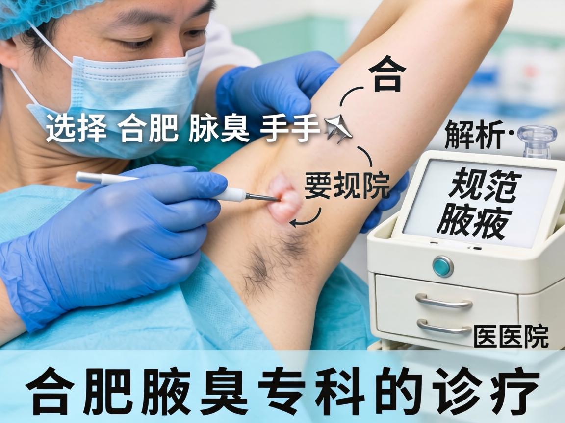 选择合肥腋臭手术医院，解析合肥腋臭专科的规范诊疗
