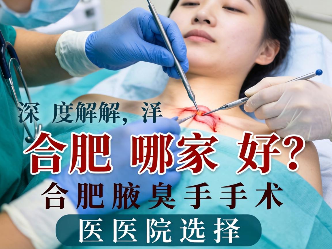 合肥腋臭手术哪家好？深度解析合肥腋臭手术医院选择