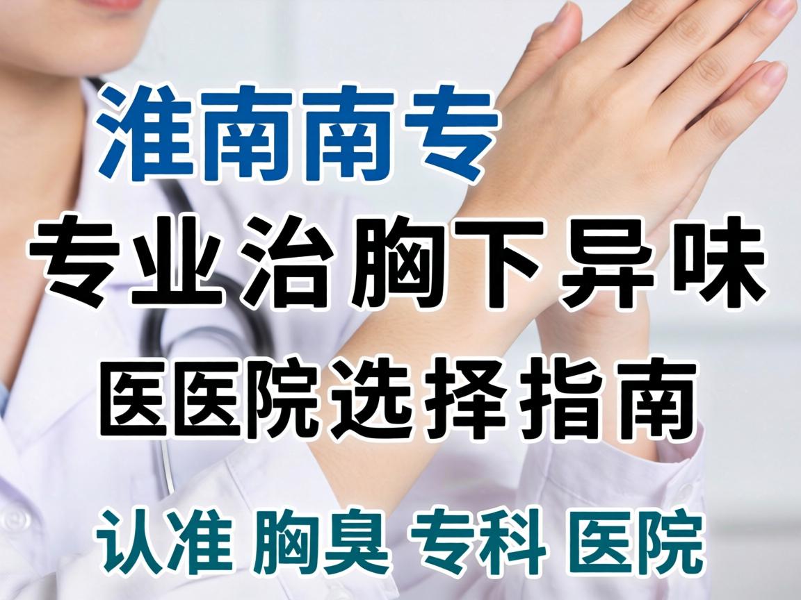 淮南专业治腋下异味医院选择指南,认准腋臭专科医院 淮南专业治腋下异味医院选择指南,认准腋臭专科医院