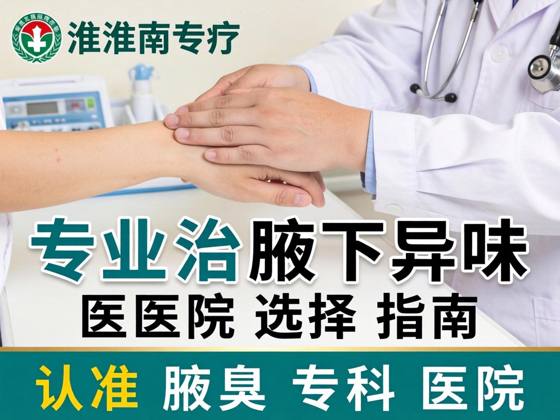 淮南专业治腋下异味医院选择指南,认准腋臭专科医院 淮南专业治腋下异味医院选择指南,认准腋臭专科医院