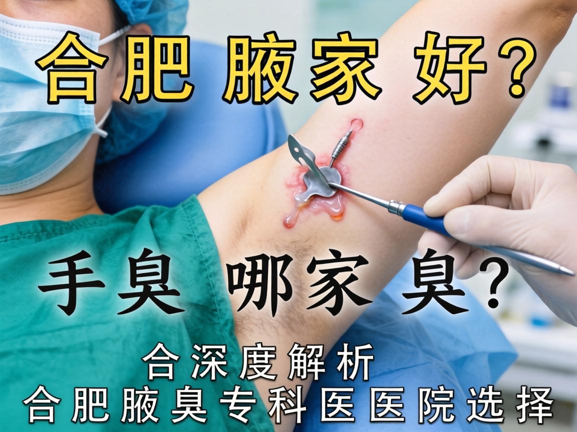 合肥腋臭手术哪家好？深度解析合肥腋臭专科医院选择