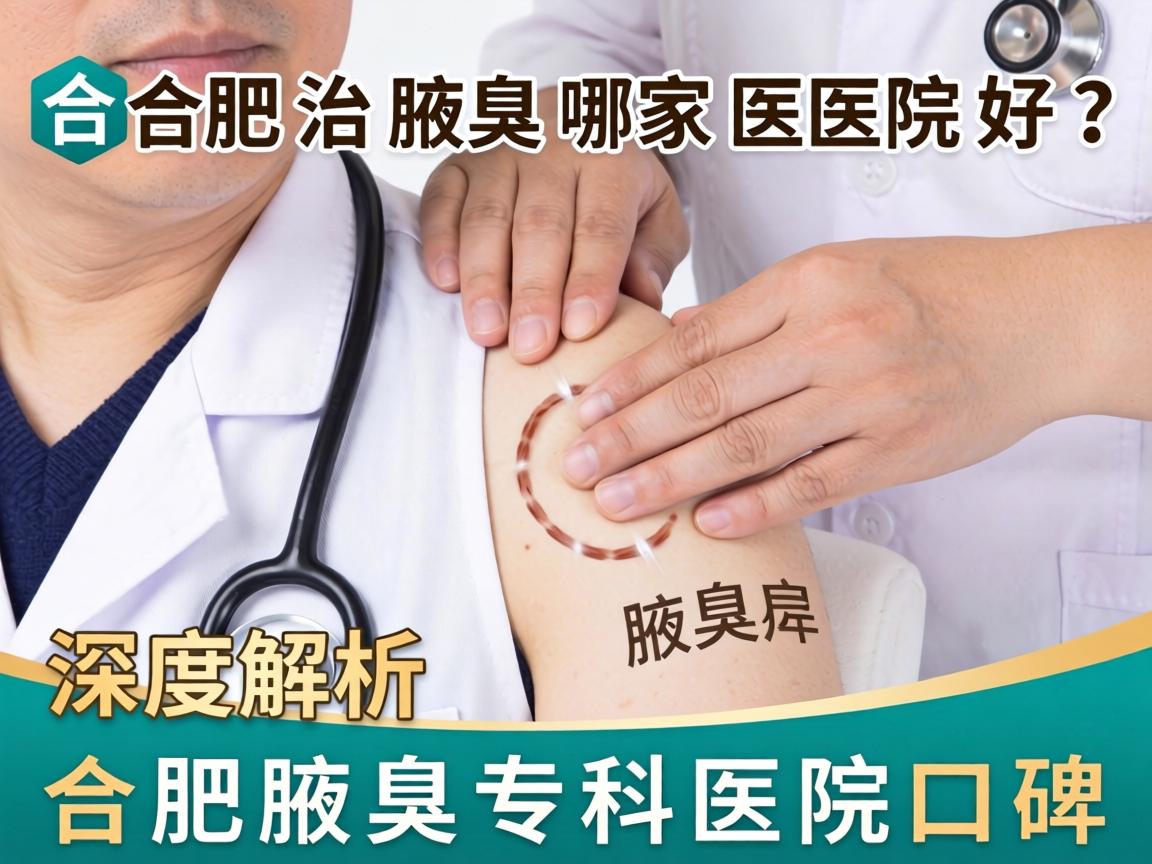在合肥治腋臭哪家医院好？深度解析合肥腋臭专科医院口碑