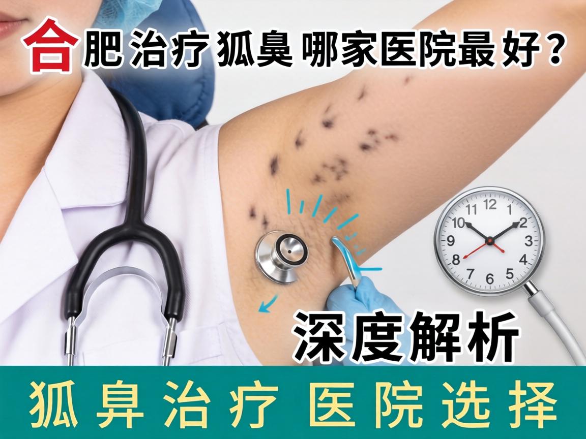 合肥治疗狐臭哪家医院最好？深度解析狐臭治疗医院选择