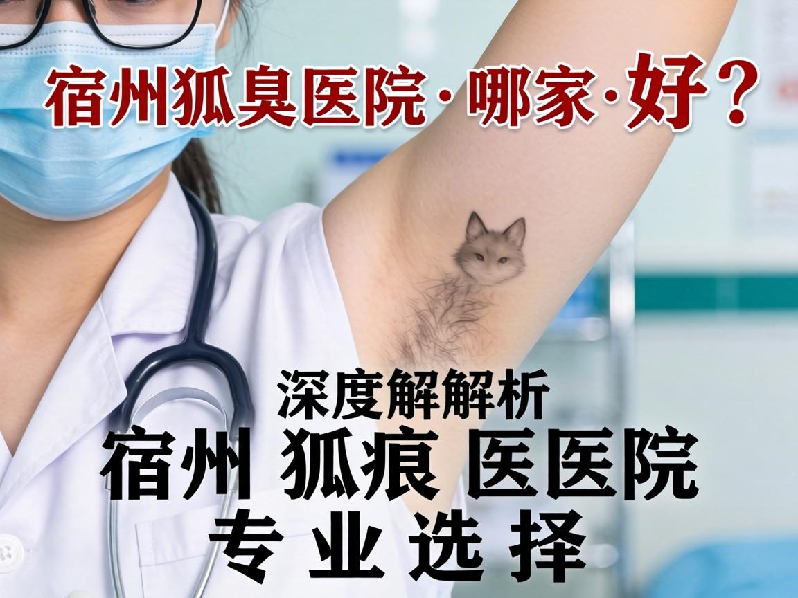 宿州狐臭医院哪家好？深度解析宿州狐臭医院专业选择