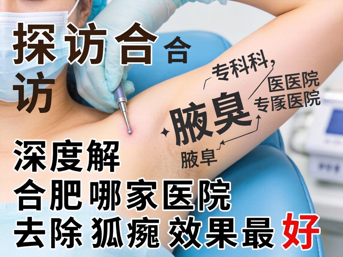 探访合肥腋臭专科医院，深度解析合肥哪家医院去除狐臭效果最好
