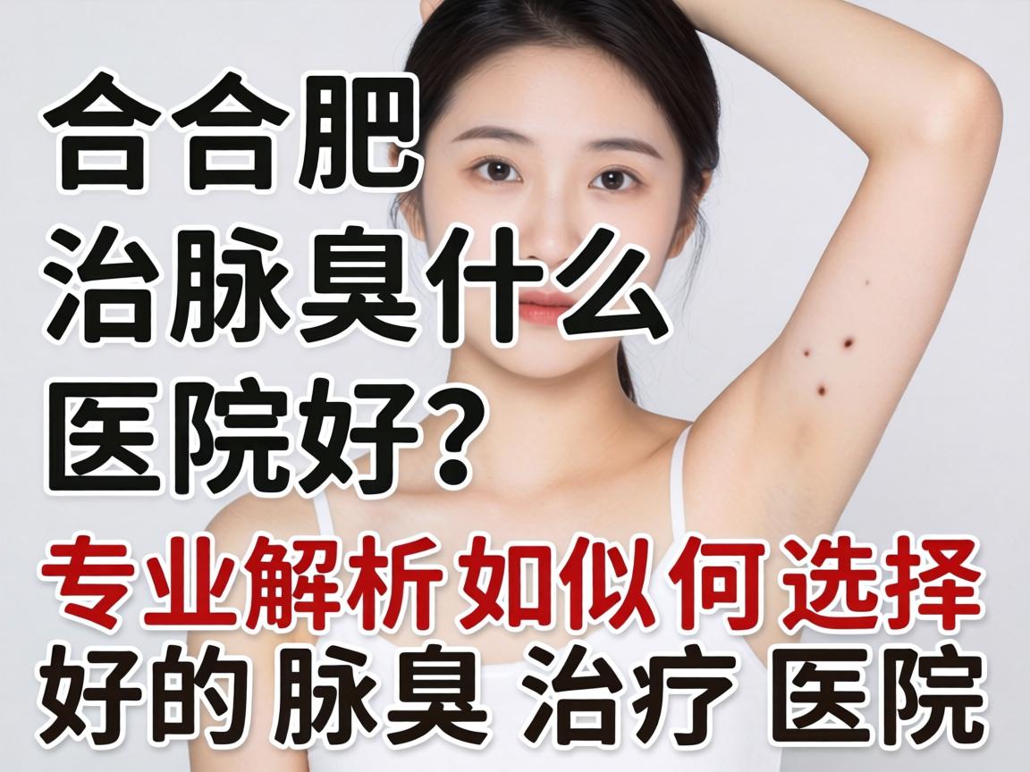 合肥治腋臭什么医院好？专业解析如何选择好的腋臭治疗医院