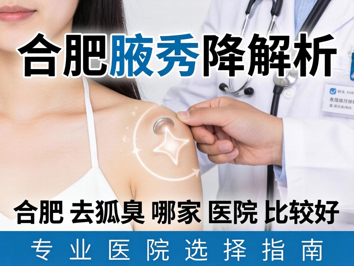 合肥腋秀解析，合肥去狐臭哪家医院比较好，专业医院选择指南