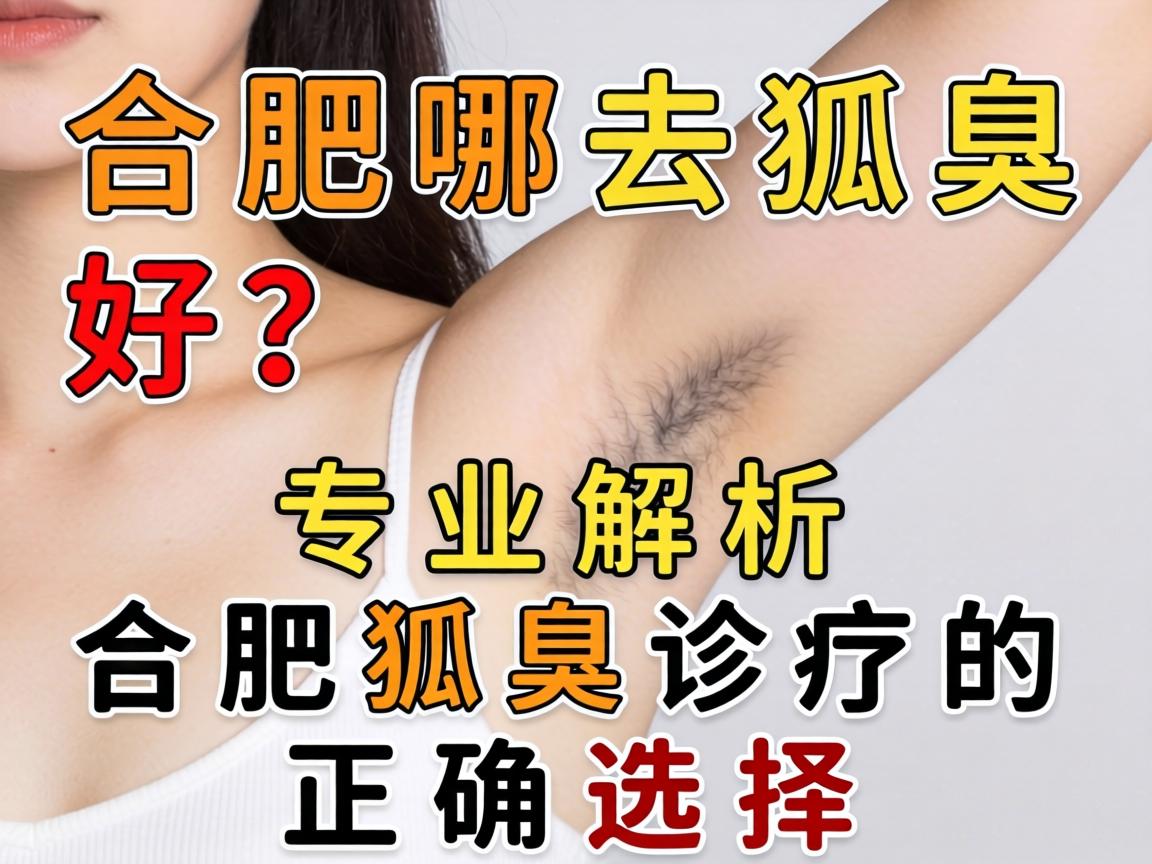 合肥哪去狐臭好？专业解析合肥狐臭诊疗的正确选择