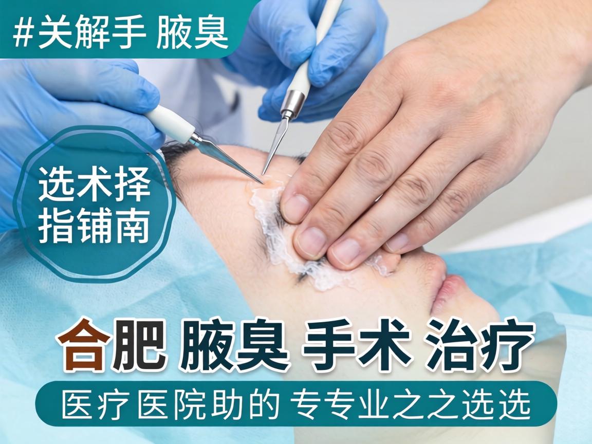 腋臭手术选择指南，解析合肥腋臭手术治疗医院的专业之选