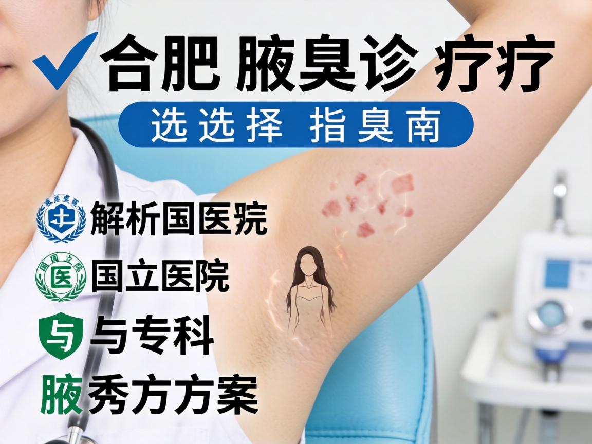 合肥腋臭诊疗选择指南，解析国立医院与专科腋秀方案