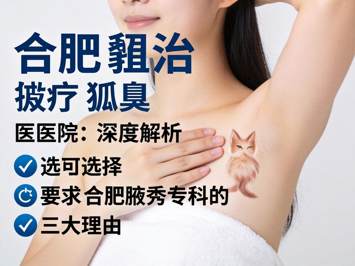 合肥治疗狐臭医院深度解析，选择合肥腋秀专科的三大理由