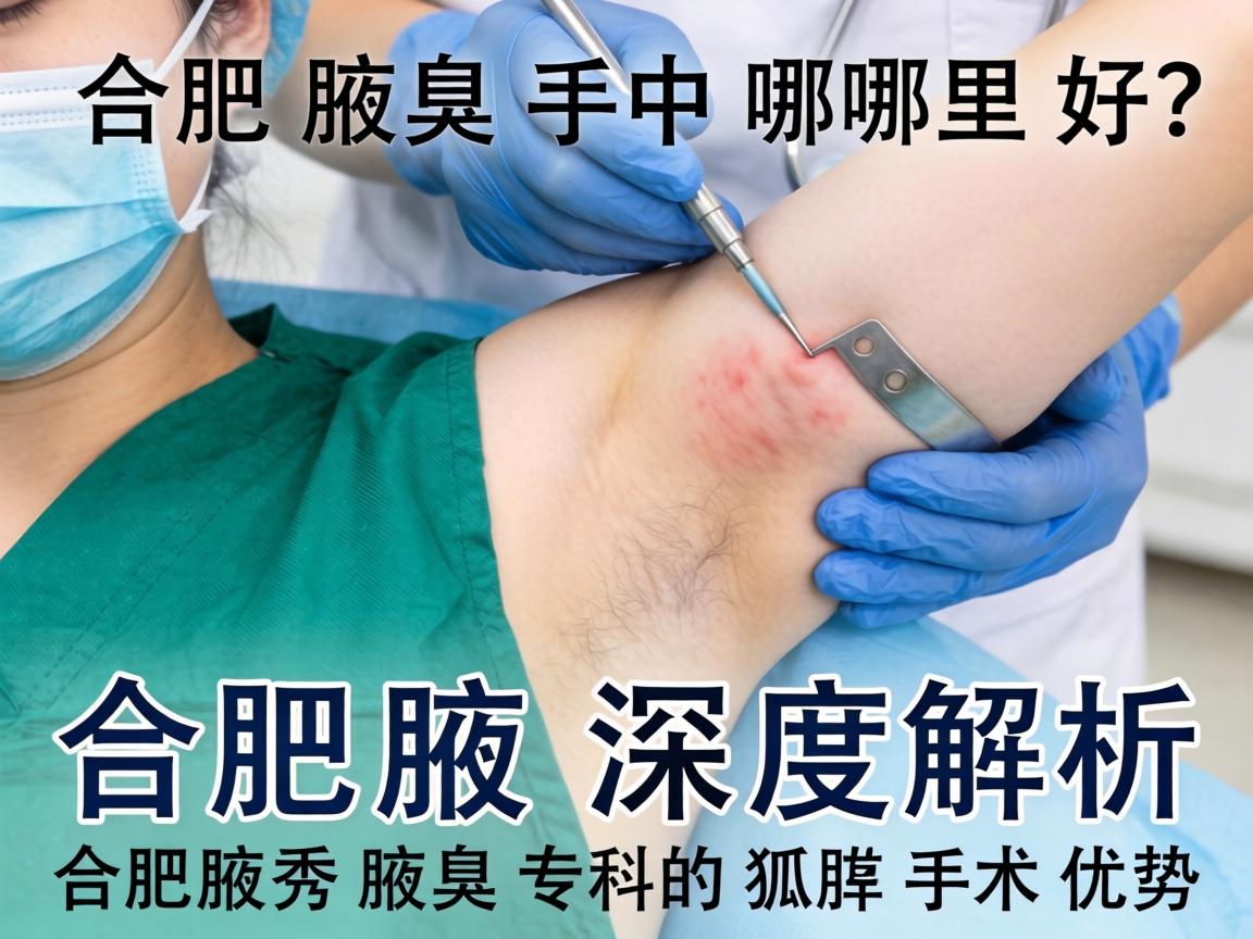 合肥腋臭手术哪里好?深度解析合肥腋秀腋臭专科的狐臭手术优势 合肥腋臭手术哪里好?深度解析合肥腋秀腋臭专科的狐臭手术优势