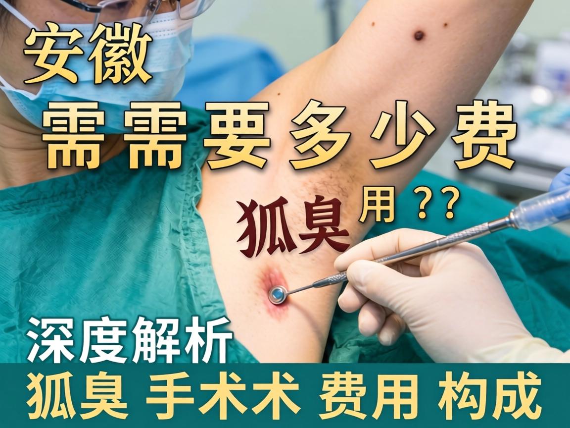 安徽狐臭手术需要多少费用？深度解析狐臭手术费用构成