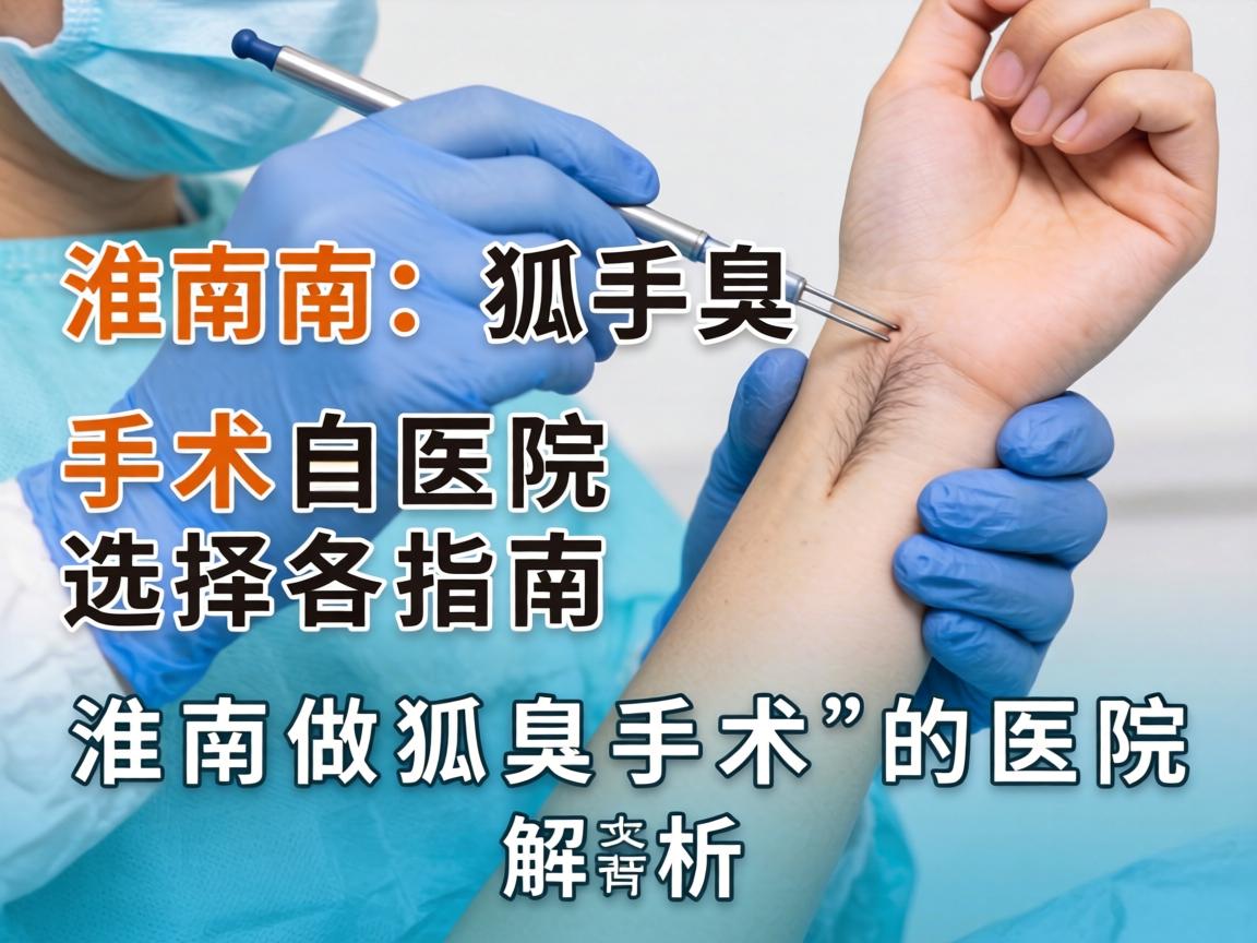 淮南狐臭手术医院选择指南,淮南做狐臭手术的医院解析 淮南狐臭手术医院选择指南,淮南做狐臭手术的医院解析