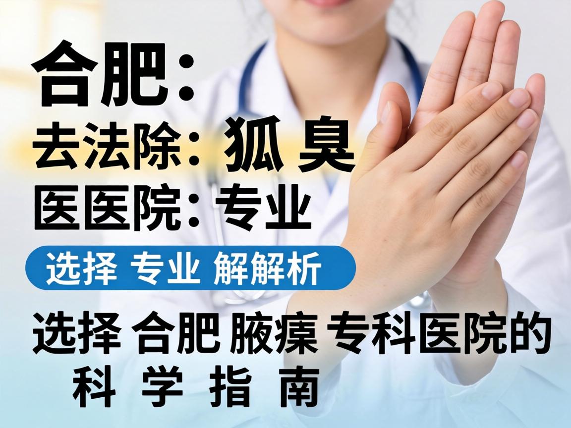 合肥去除狐臭医院专业解析，选择合肥腋臭专科医院的科学指南