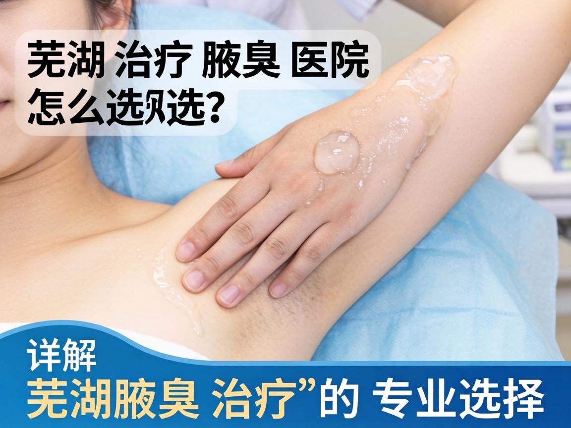 芜湖治疗腋臭医院怎么选？详解芜湖腋臭治疗的专业选择