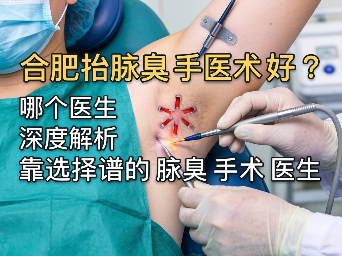 合肥腋臭手术哪个医生好?深度解析如何选择靠谱的腋臭手术医生 合肥腋臭手术哪个医生好?深度解析如何选择靠谱的腋臭手术医生