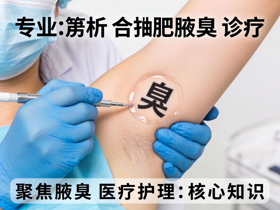专业解析合肥腋臭诊疗，聚焦腋臭医疗护理的核心知识