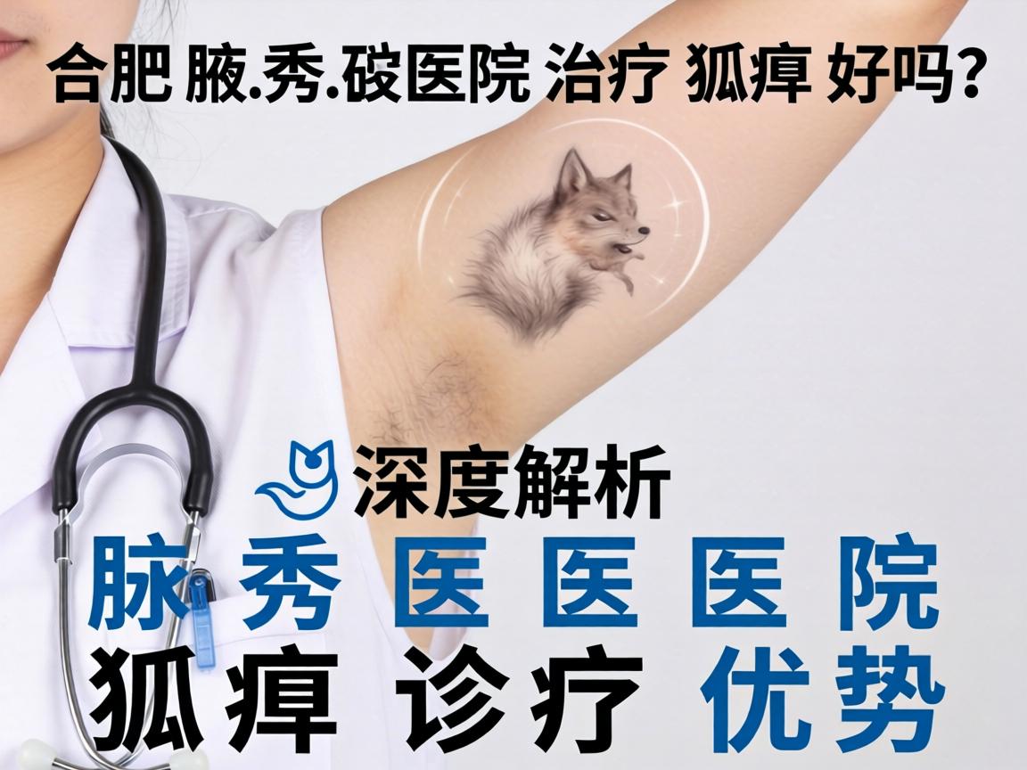 合肥腋秀医院治疗狐臭好吗？深度解析腋秀医院狐臭诊疗优势
