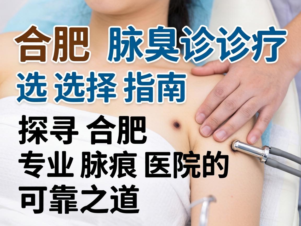 合肥腋臭诊疗选择指南，探寻合肥专业腋臭医院的可靠之道
