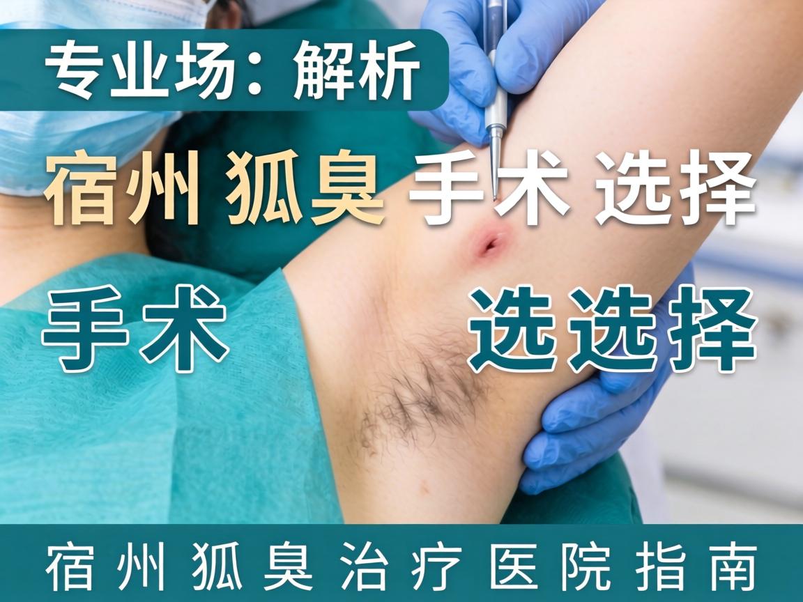 专业解析，宿州狐臭手术选择 宿州狐臭治疗医院指南