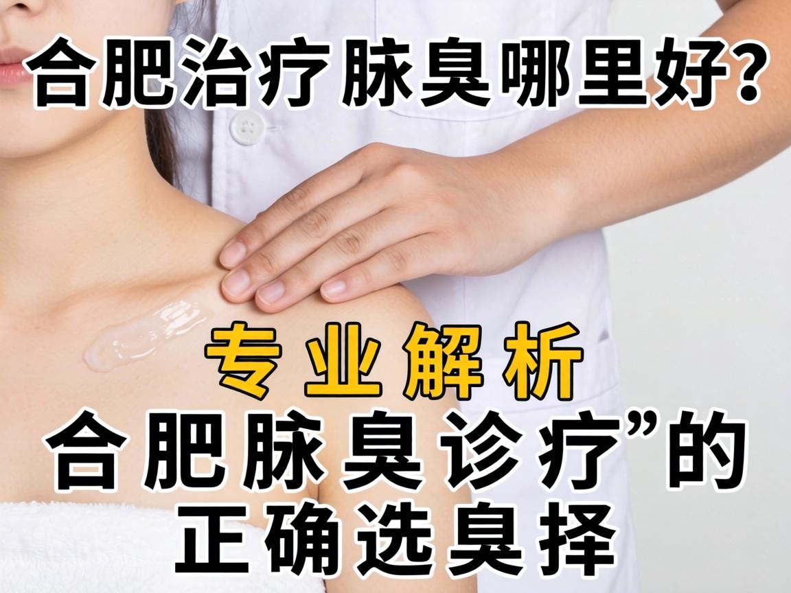 合肥治疗腋臭哪里好？专业解析合肥腋臭诊疗的正确选择