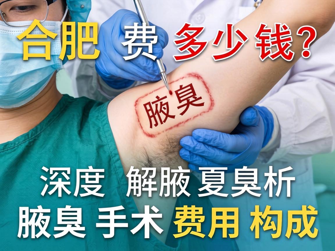 合肥腋臭手术费多少钱？深度解析腋臭手术费用构成