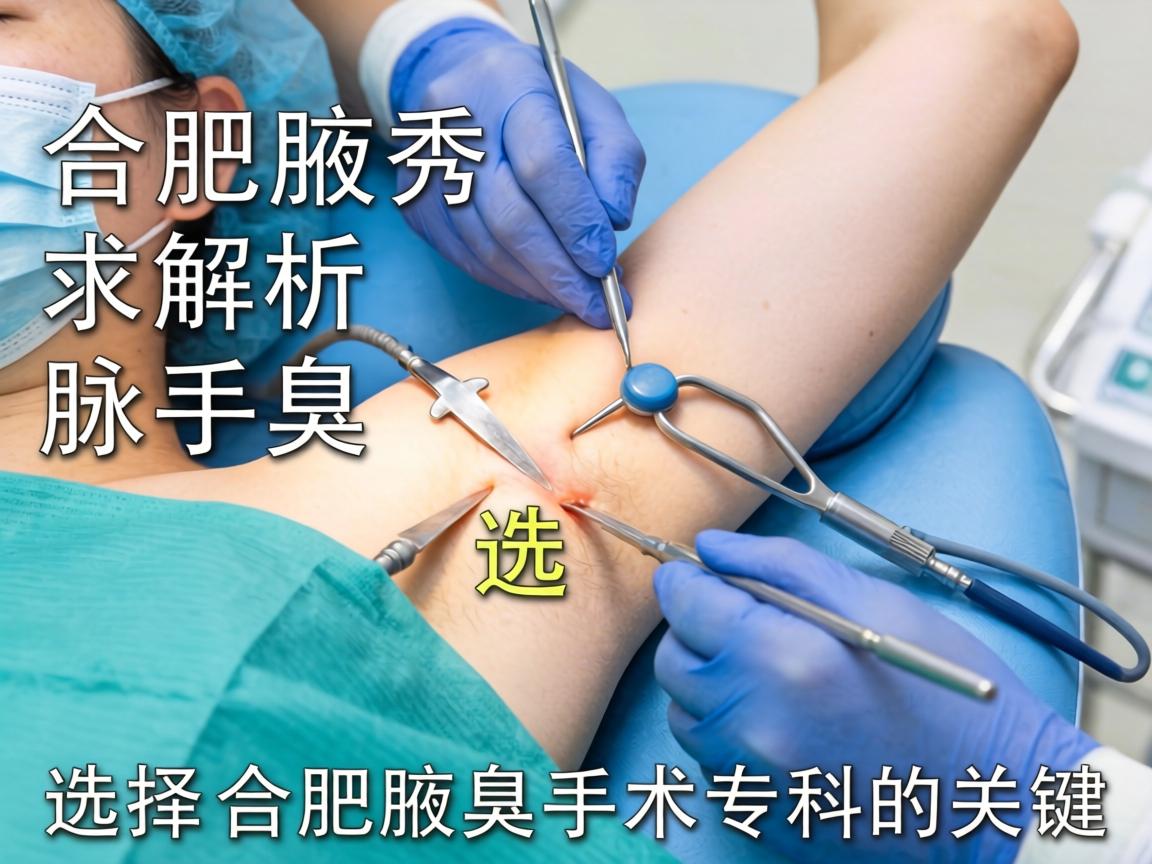 合肥腋秀解析腋臭手术，选择合肥腋臭手术专科的关键