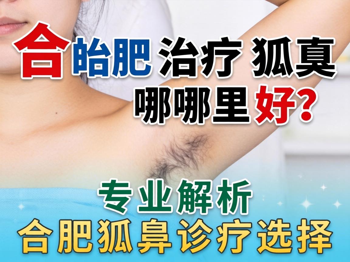 合肥治疗狐臭哪里好？专业解析合肥狐臭诊疗选择