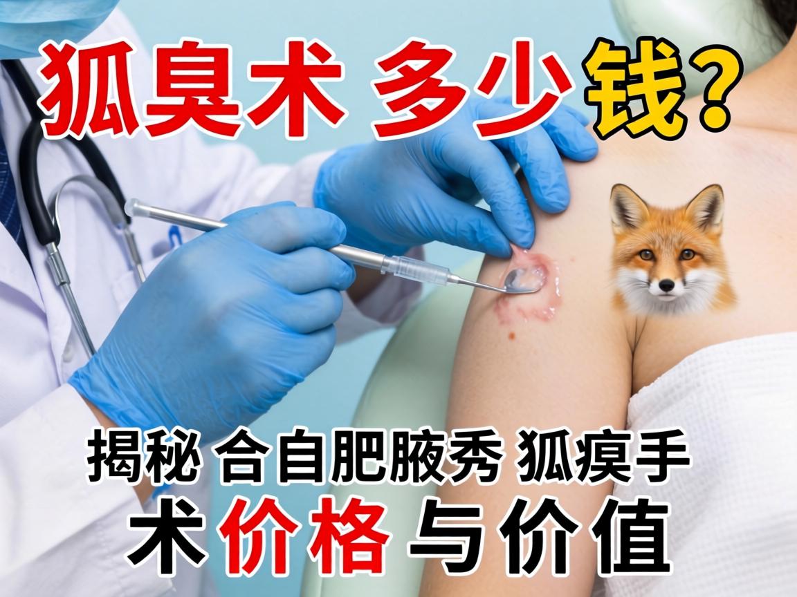 狐臭手术多少钱?揭秘合肥腋秀狐臭手术价格与价值 狐臭手术多少钱?揭秘合肥腋秀狐臭手术价格与价值