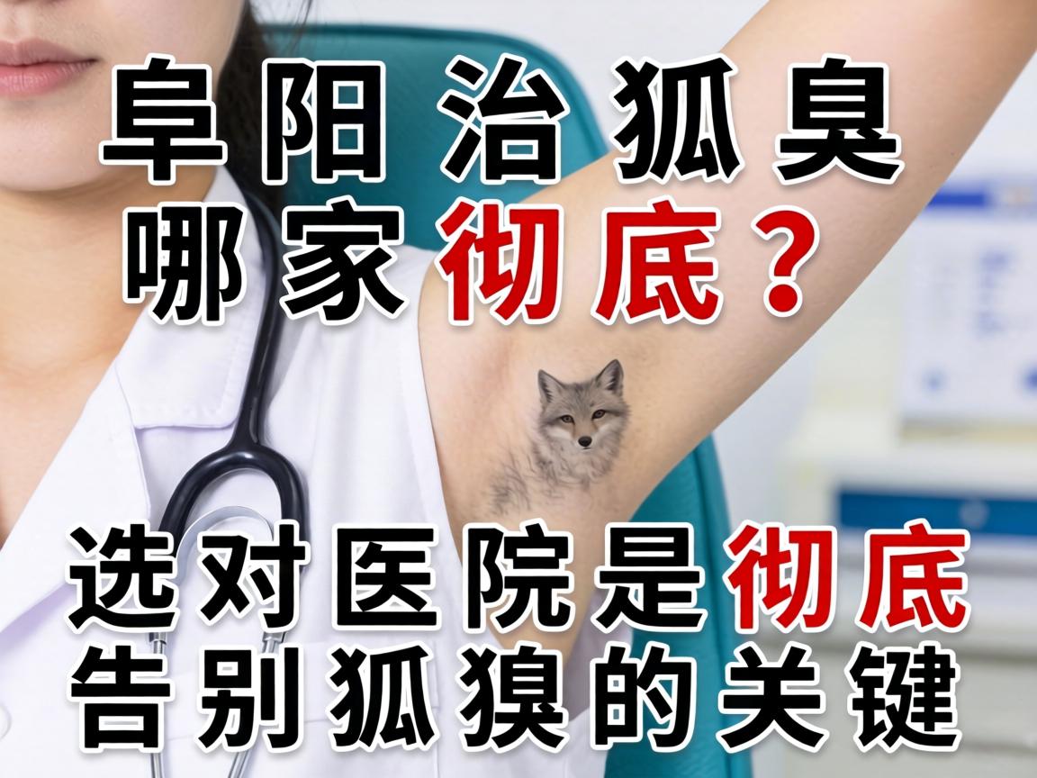 阜阳治狐臭哪家彻底？选对医院是彻底告别狐臭的关键