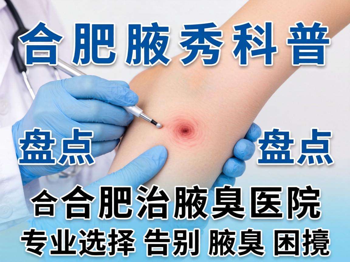 合肥腋秀科普，盘点合肥治腋臭医院，专业选择告别腋臭困扰