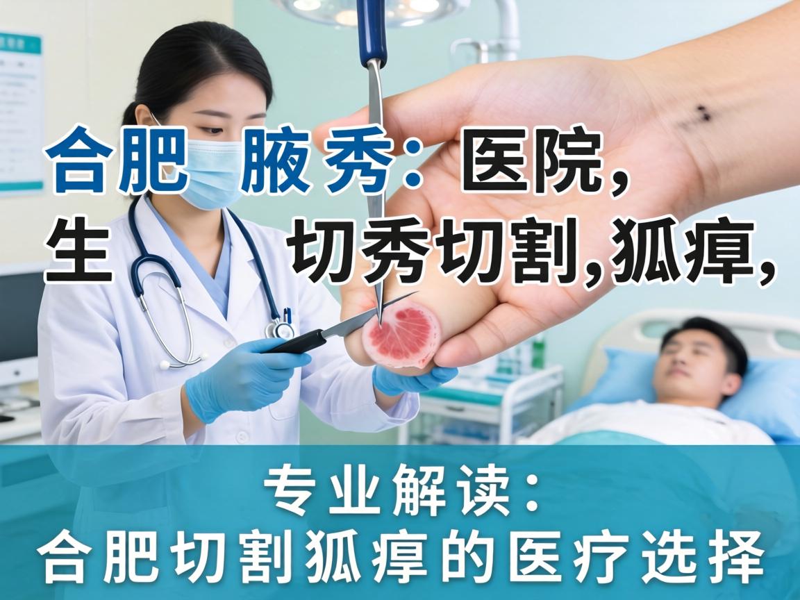 合肥腋秀医院切割狐臭，专业解读合肥切割狐臭的医疗选择