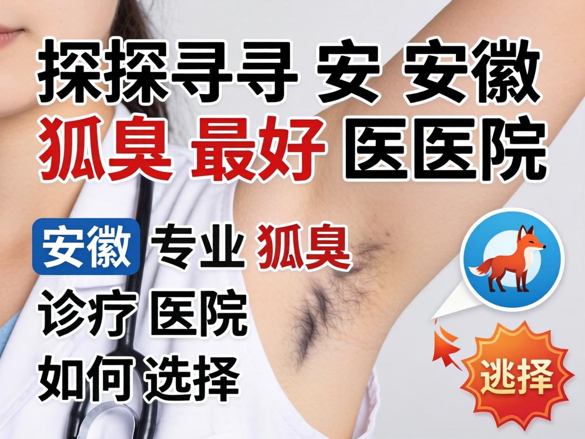 探寻安徽狐臭最好医院，安徽专业狐臭诊疗医院如何选择