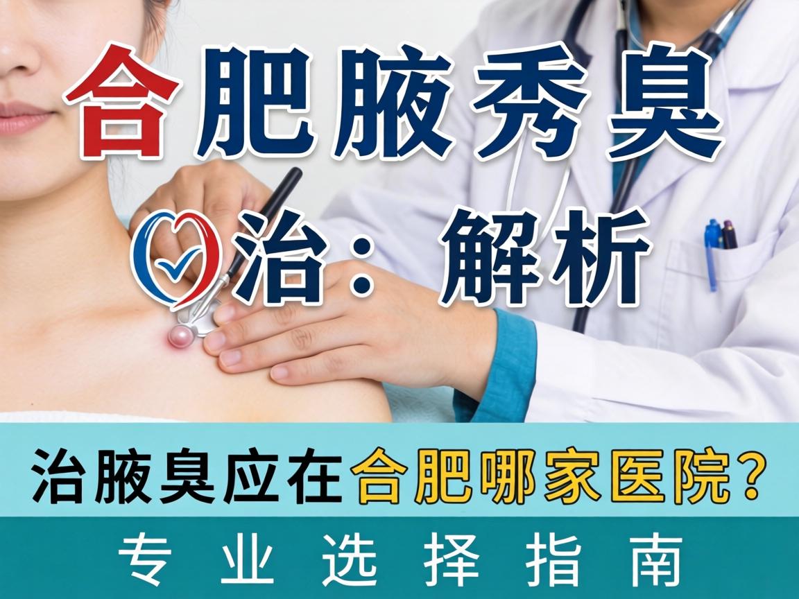 合肥腋秀解析，治腋臭应在合肥哪家医院？专业选择指南