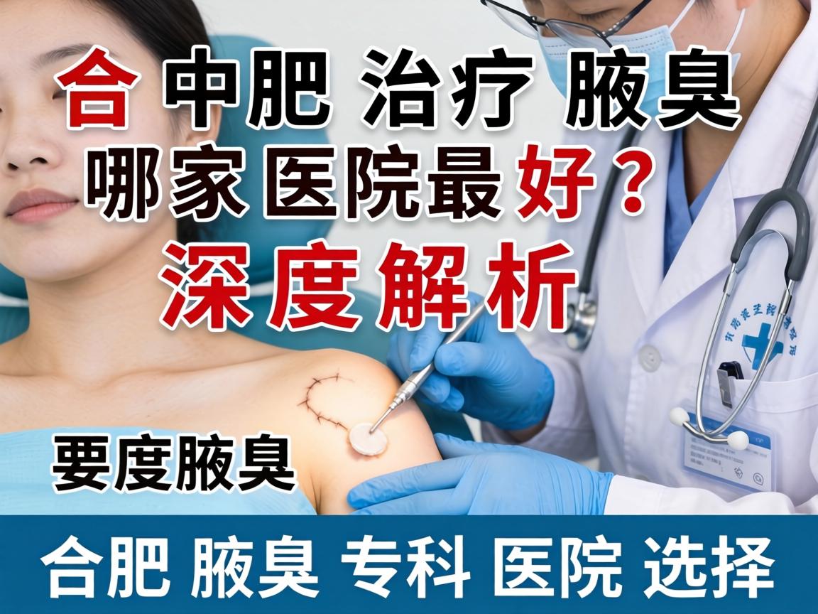 合肥治疗腋臭哪家医院最好？深度解析合肥腋臭专科医院选择