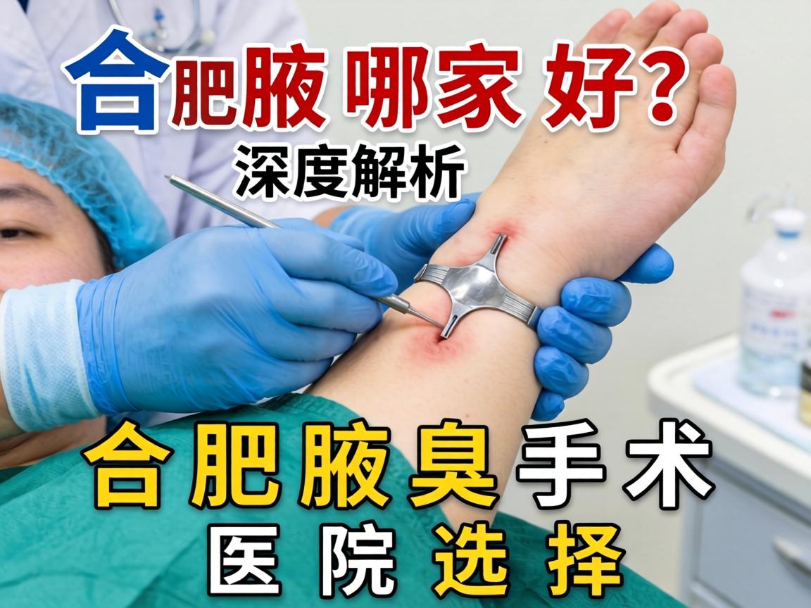合肥腋臭手术哪家好？深度解析合肥腋臭手术医院选择