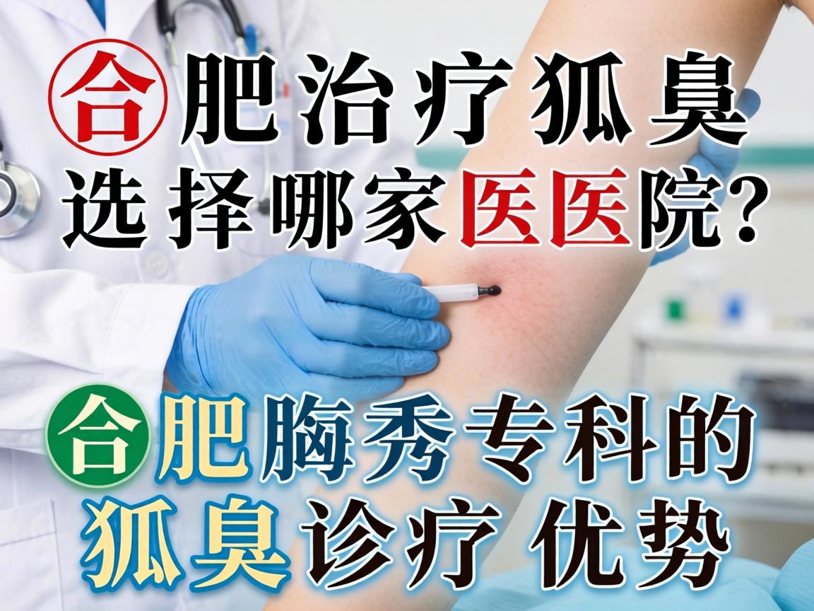 合肥治疗狐臭选择哪家医院？解析合肥腋秀专科的狐臭诊疗优势