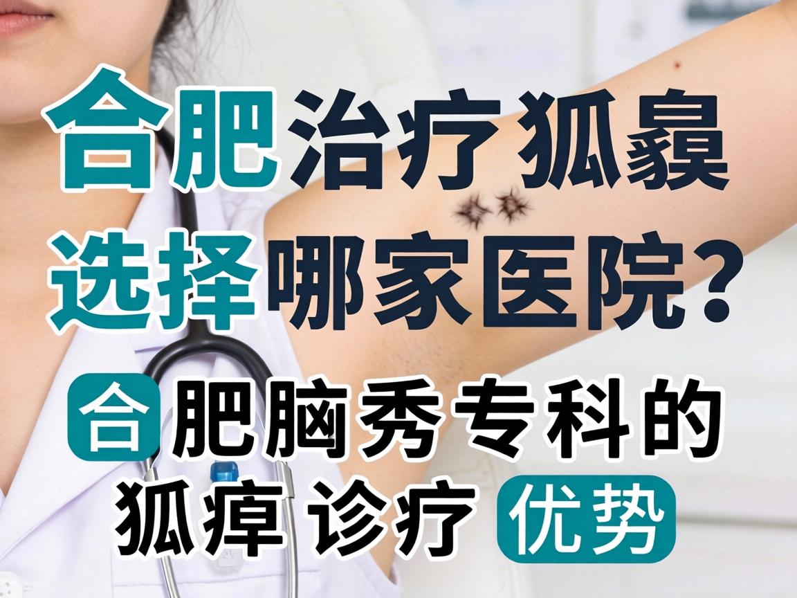 合肥治疗狐臭选择哪家医院？解析合肥腋秀专科的狐臭诊疗优势