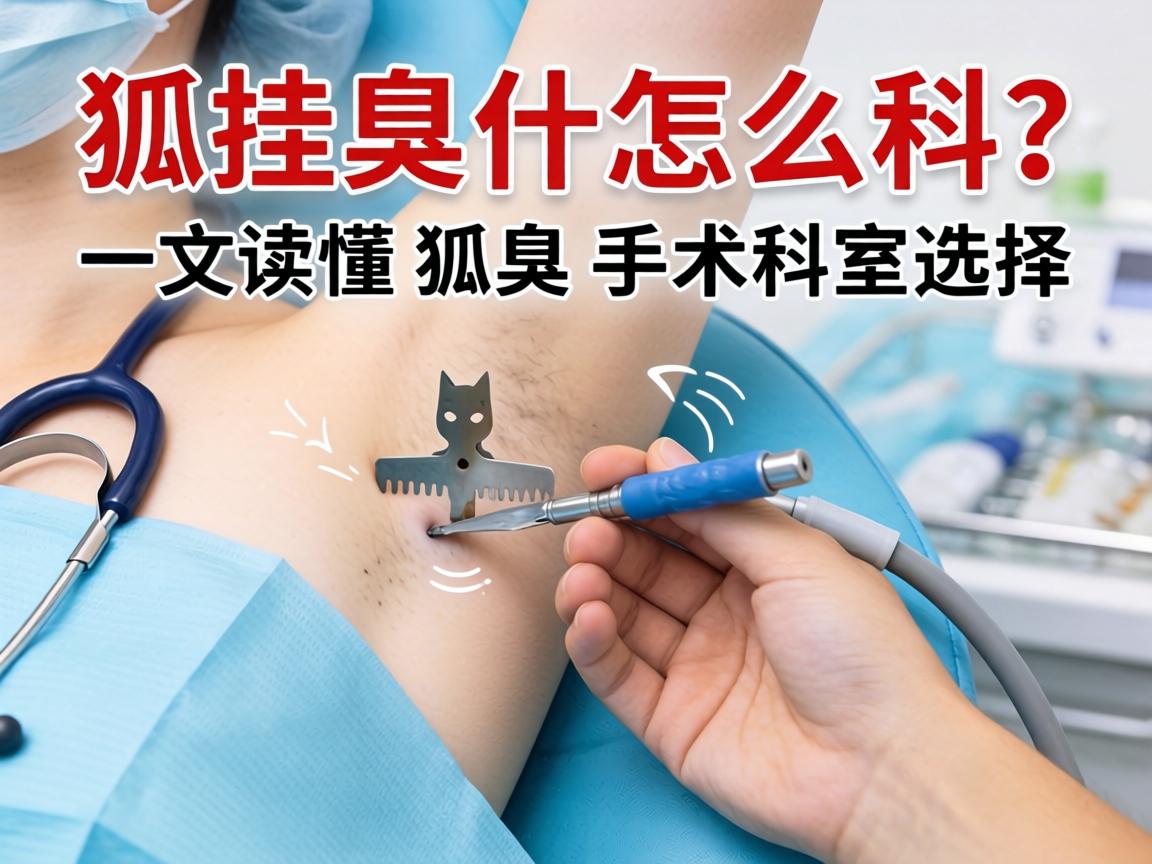 狐臭手术挂什么科？一文读懂狐臭手术科室选择