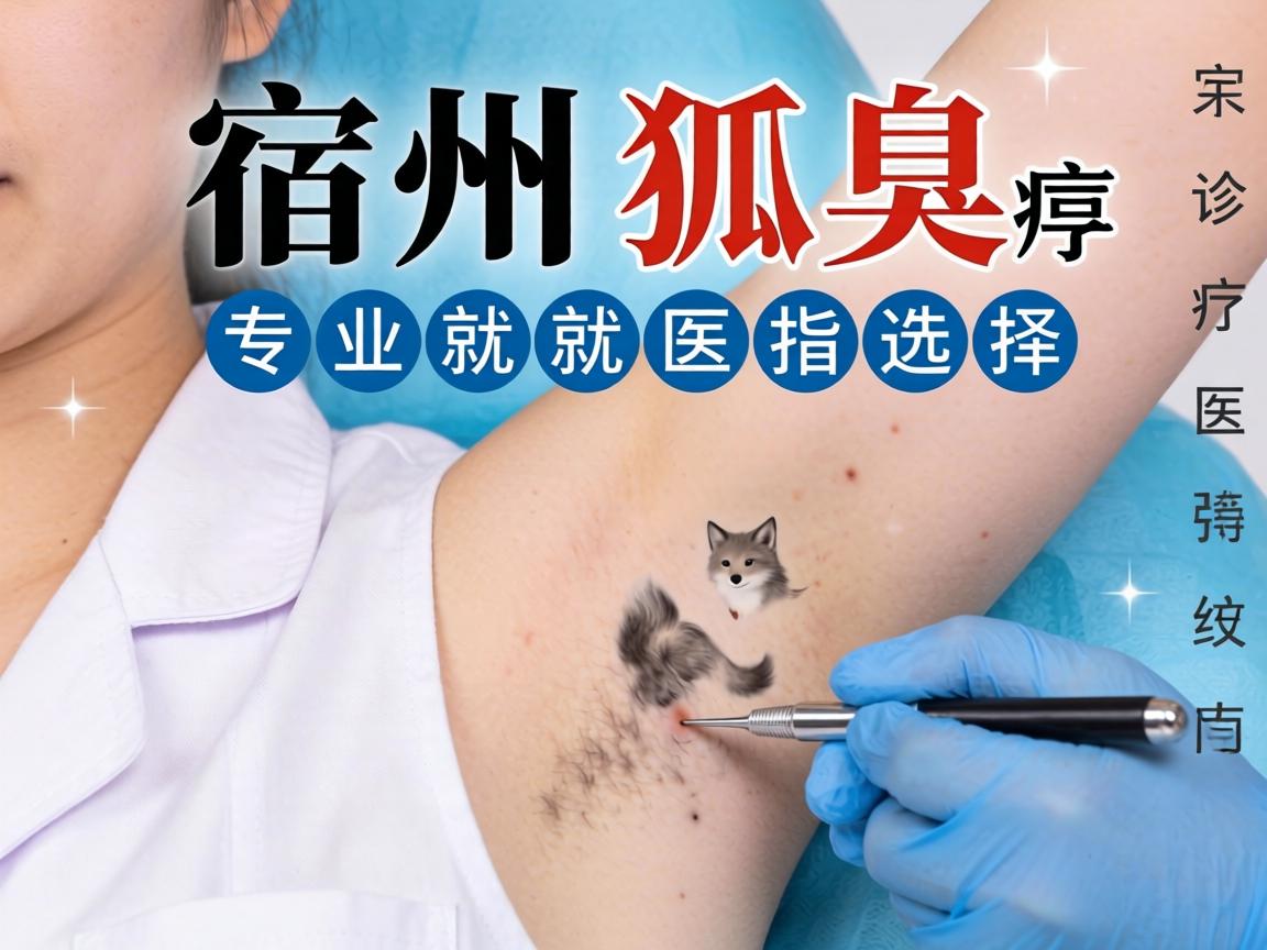 宿州狐臭诊疗指南，详解宿州狐臭专业就医选择