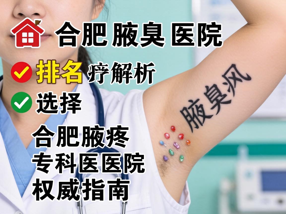 合肥腋臭医院排名解析，选择合肥腋臭专科医院的权威指南