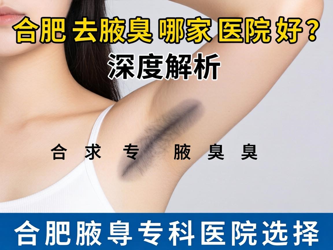 合肥去腋臭哪家医院好？深度解析合肥腋臭专科医院选择